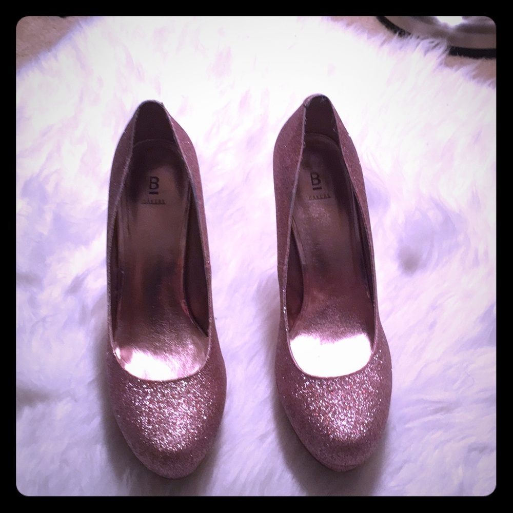 Shimmer Pink Heels